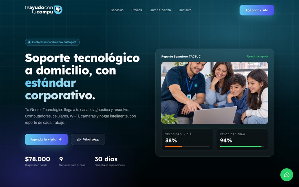 Propuesta B · Moderno & Tech